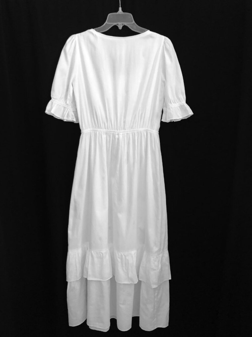 Gal Meets Glam White Cotton Maxi Blakely Dress - Picture 7 of 8